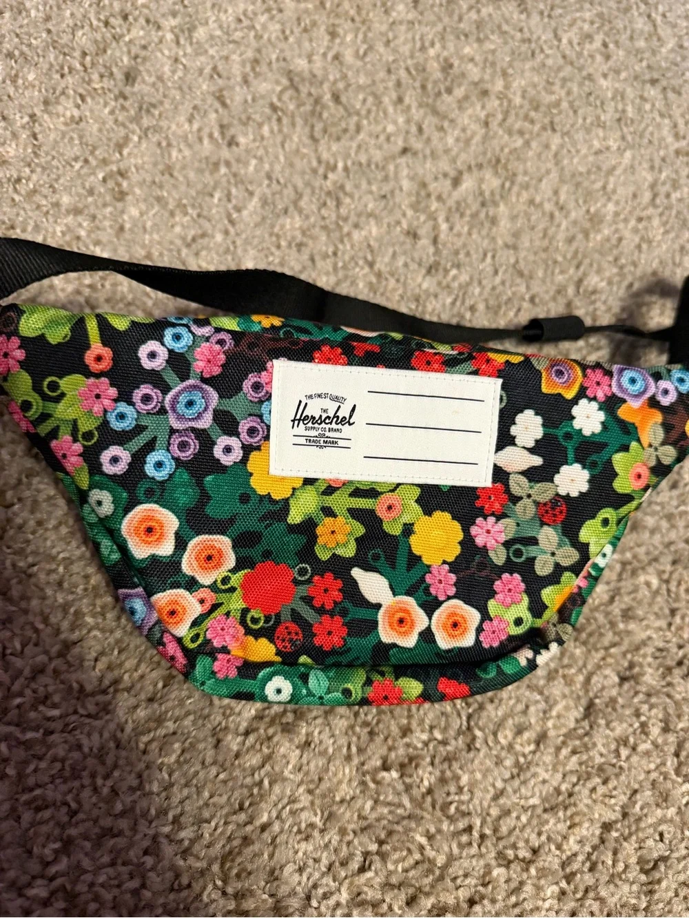Herschel Floral Print Hip Pack / Belt Bag LEGO limited edition